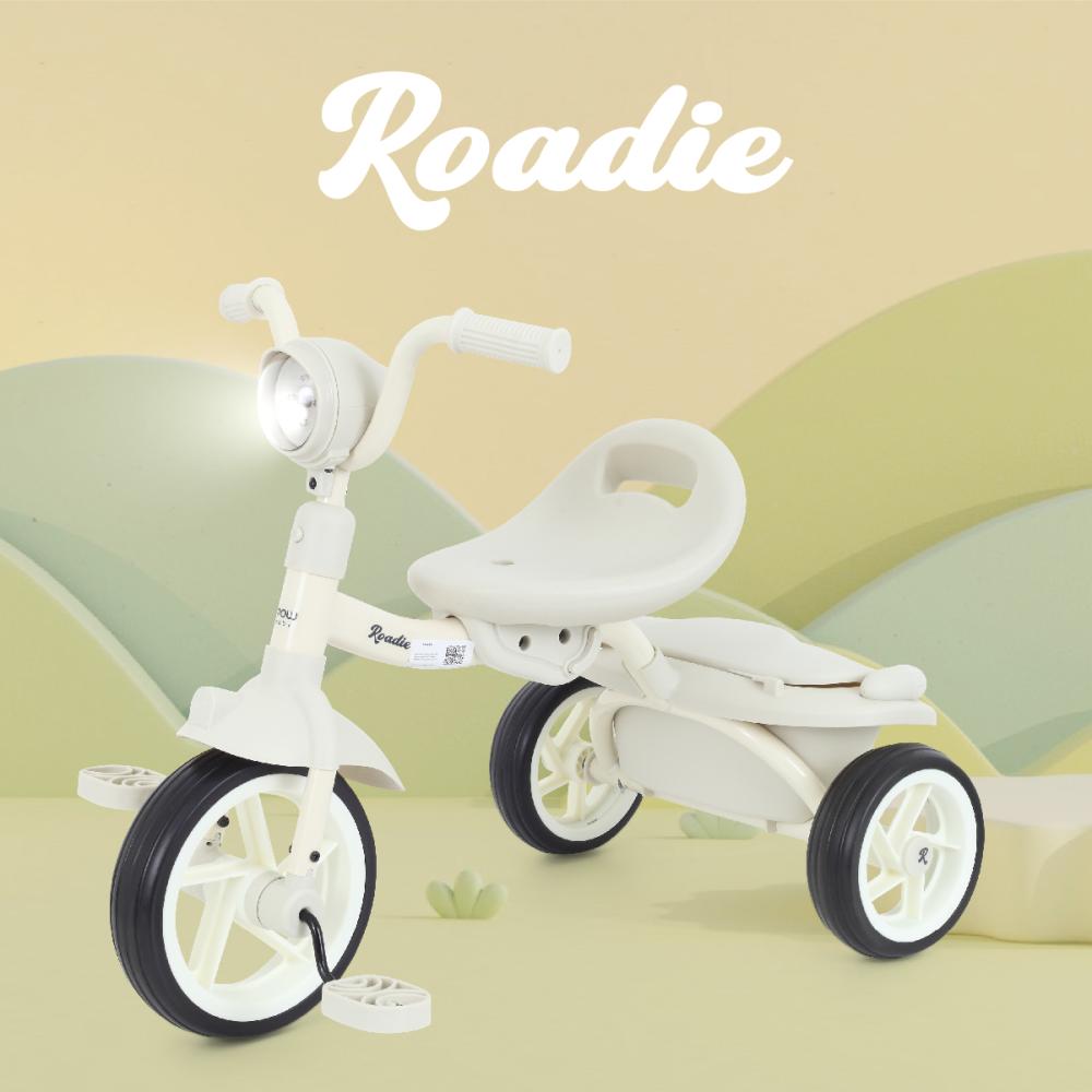 Детский трехколесный велосипед MOWBaby MC054 "ROADIE" (Grey)