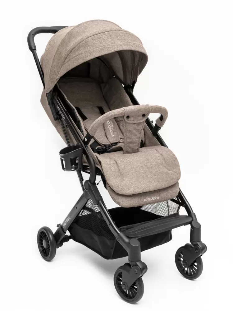 Коляска прогулочная AMAROBABY VOYAGER, коричневый