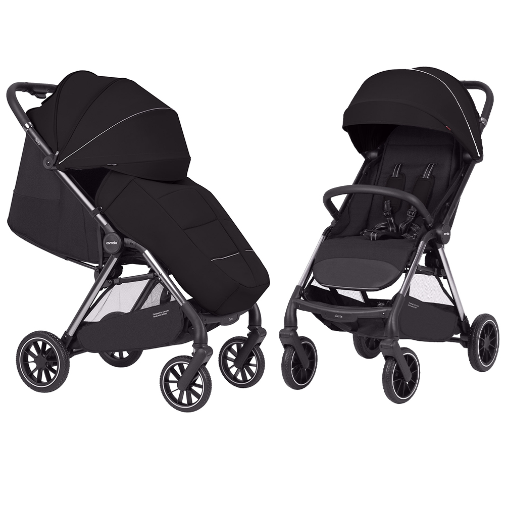 Carrello Детская коляска  CARRELLO  Delta  CRL-5517 Coffee Black