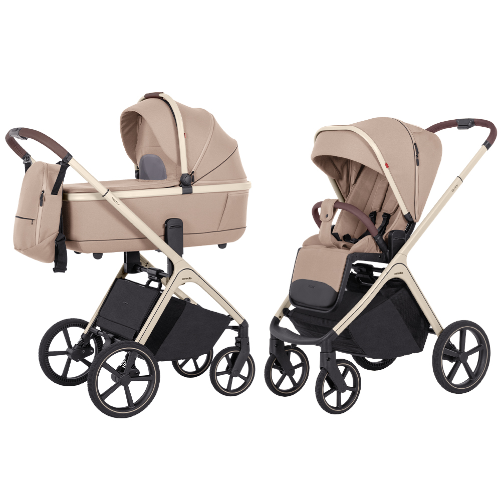 Carrello Коляска   Carrello  Vector 2В1  CRL-6553  Walnut Beige limit