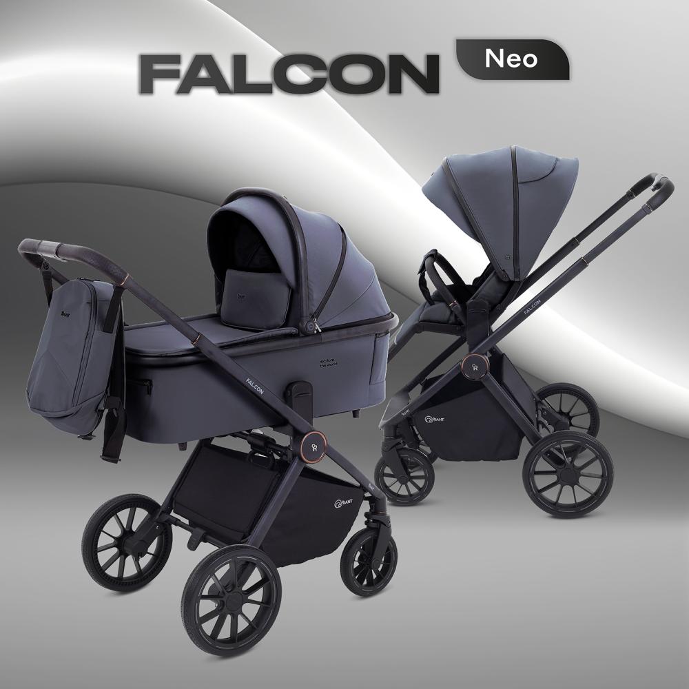 Коляска детская RANT "FALCON NEO" (2в1) RA108 Graphite