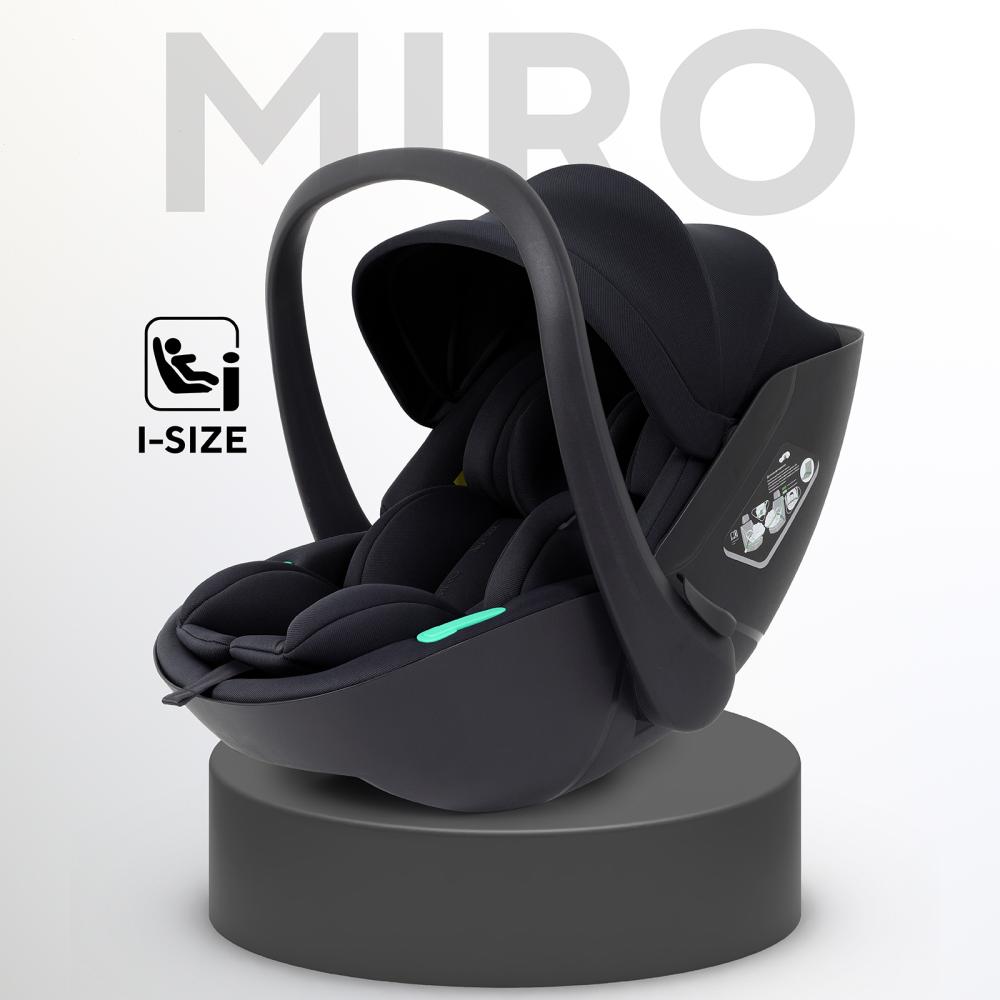 Автокресло RANT AY370 "MIRO" Black (40-87см)