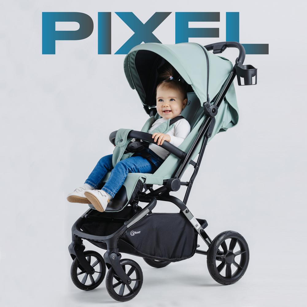 Коляска детская RANT "PIXEL" RA401 Sage Green