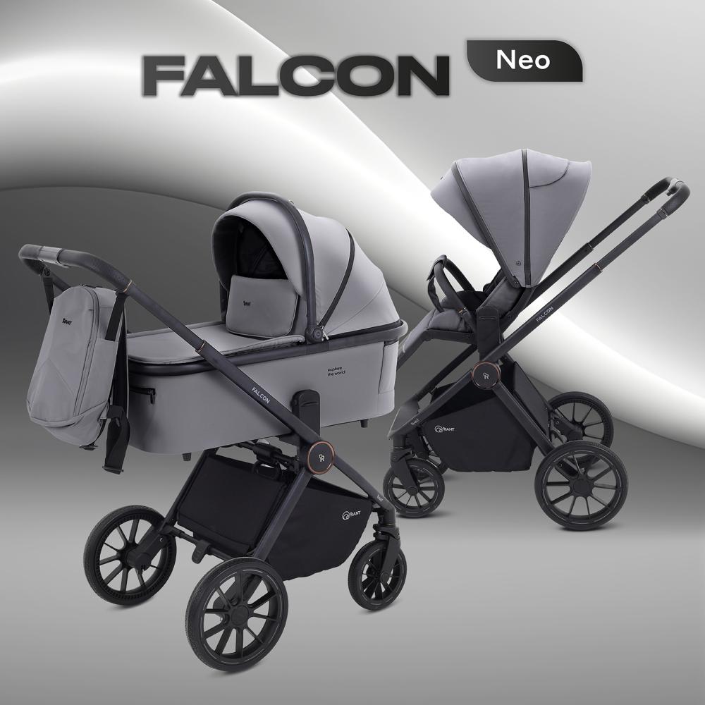 Коляска детская RANT "FALCON NEO" (2в1) RA108 Grey