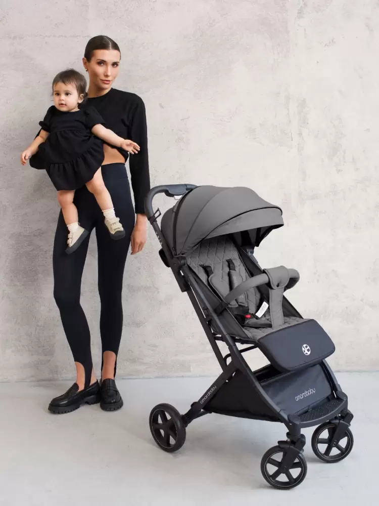 Коляска прогулочная Amarobaby, Airy, серый