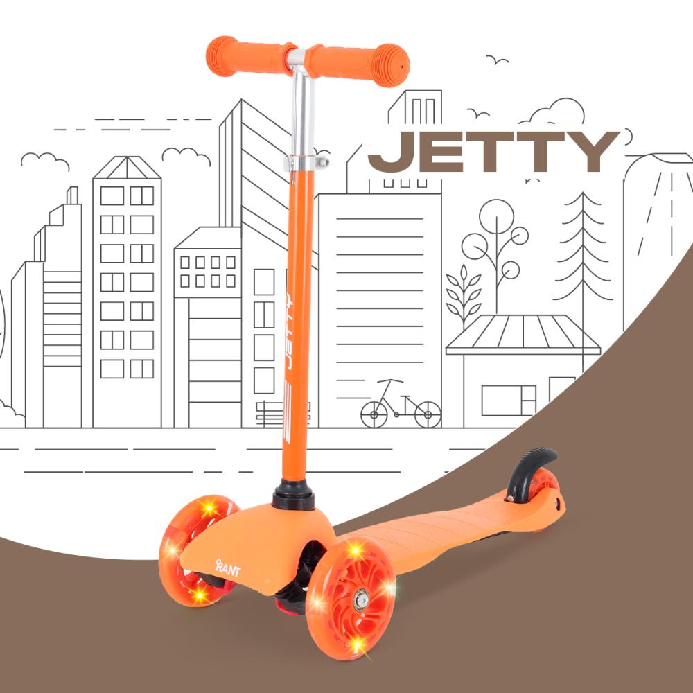 Самокат трехколесный RANT RB101 "JETTY" (Orange)