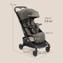 Happy Baby Коляска прогулочная AIRA, dark olive
