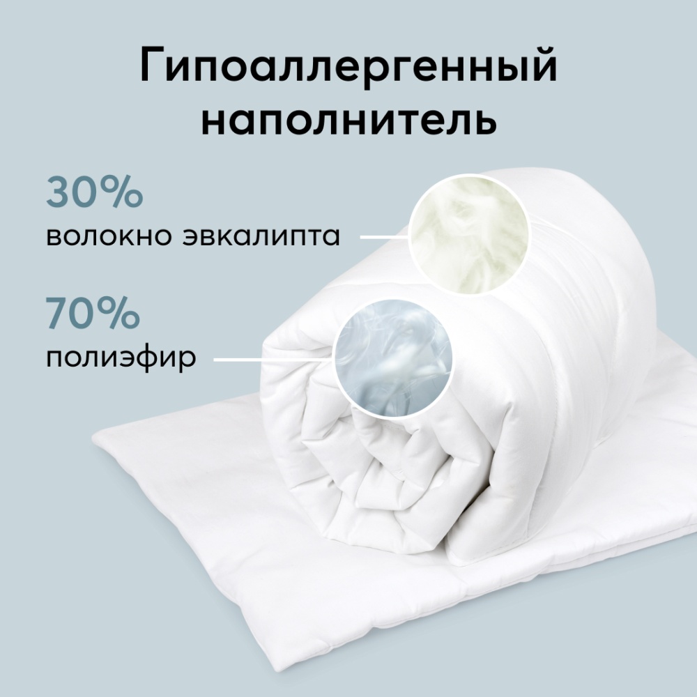 Happy Baby Одеяло детское, white