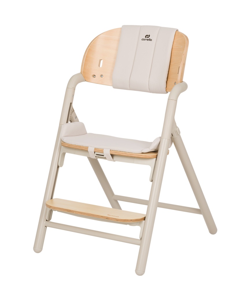 Carrello Стульчик для кормления   Tenero   Olympus Beige Wooden