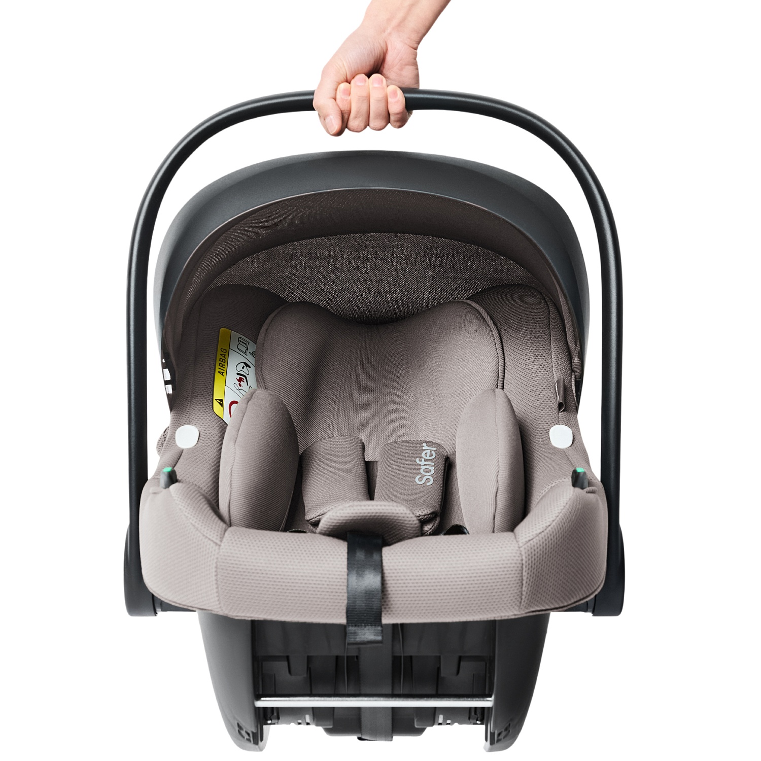 Happy Baby Автокресло SAFER, beige grey