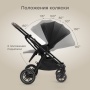 Happy Baby Коляска прогулочная LUNA 360, black nova