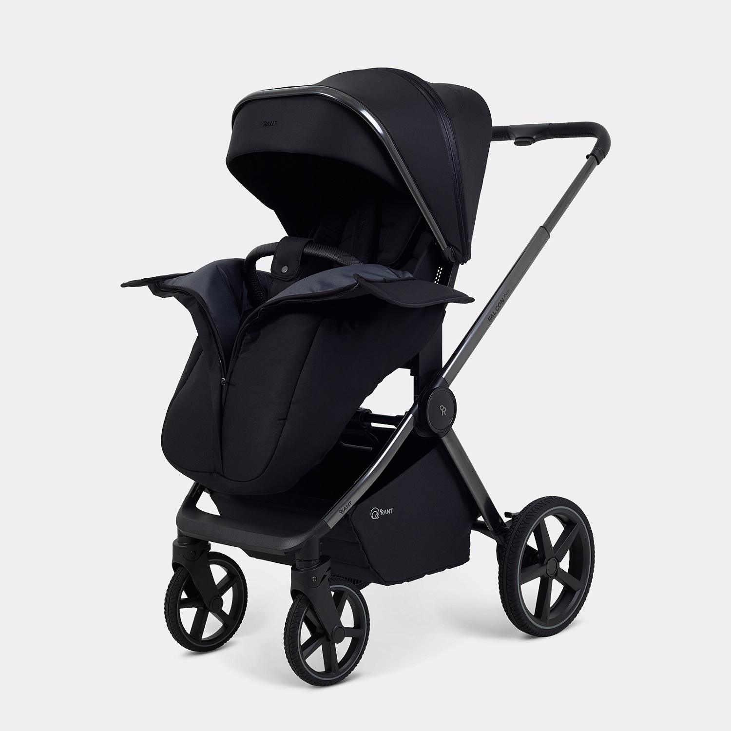 Коляска детская RANT "FALCON Soft Therm" (2в1) RA111 Black