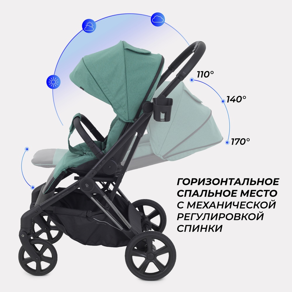 Коляска детская RANT "ACE" RA404 Green