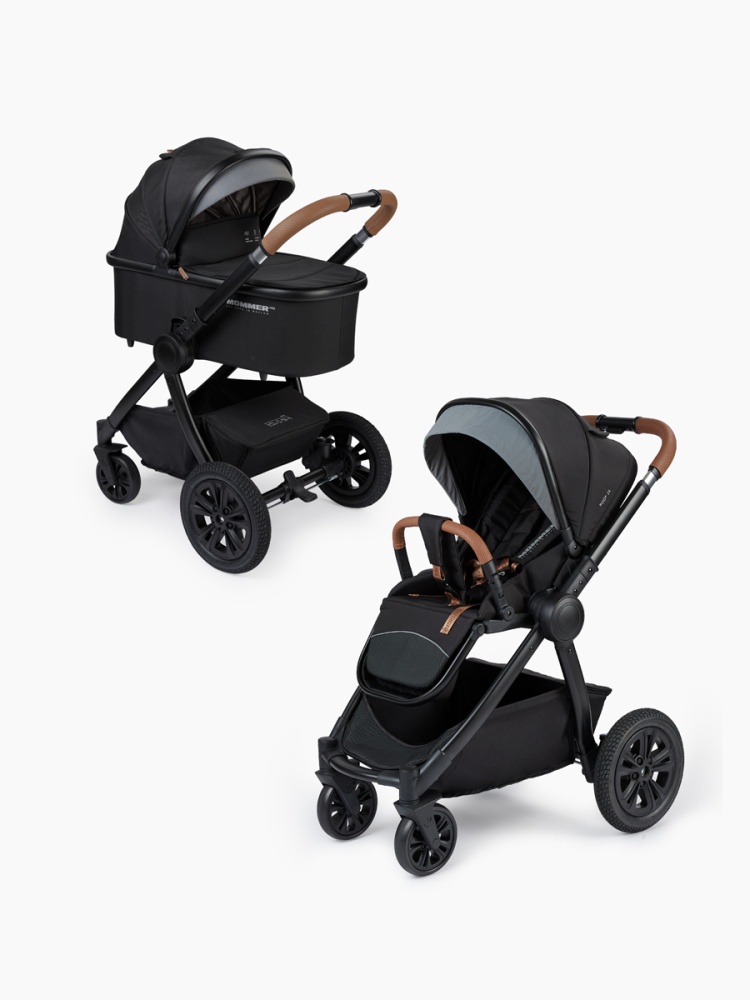 Happy Baby Коляска 2 в 1 MOMMER PRO, black