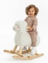 (С) Качалка Овечка AMAROBABY (Dolly), белый, 65х34х60 см.