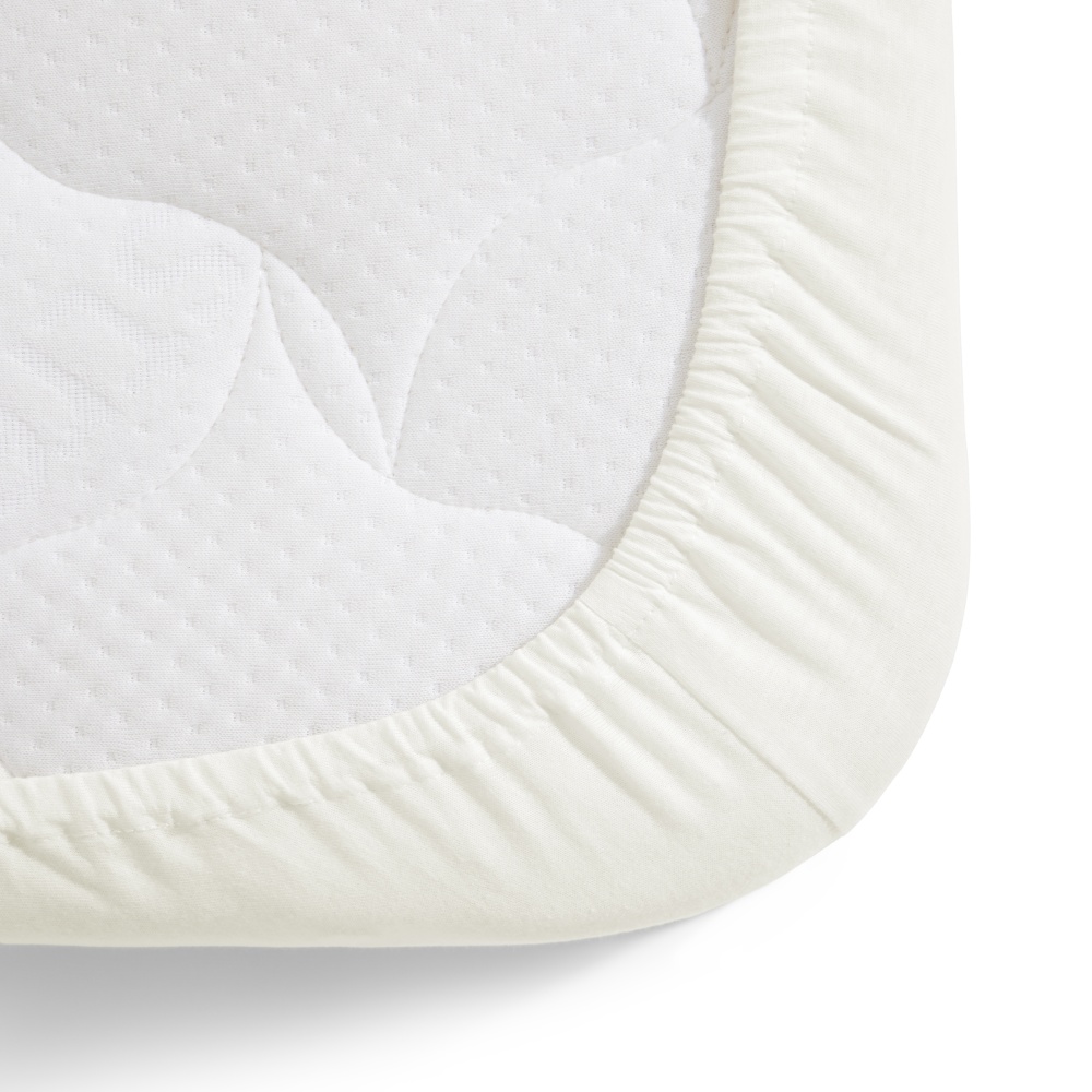 Happy Baby Набор простыней на резинке 140x70 см, 2 шт., молочный / milk