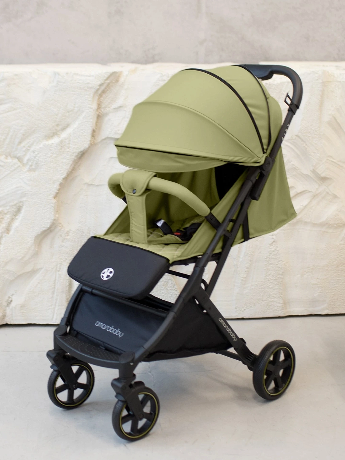 Коляска прогулочная Amarobaby, Airy, оливковый