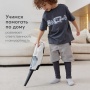 Happy Baby Игрушечный пылесос TIME TO CLEANUP «ТАЙМ ТО КЛИНАП», белый / white