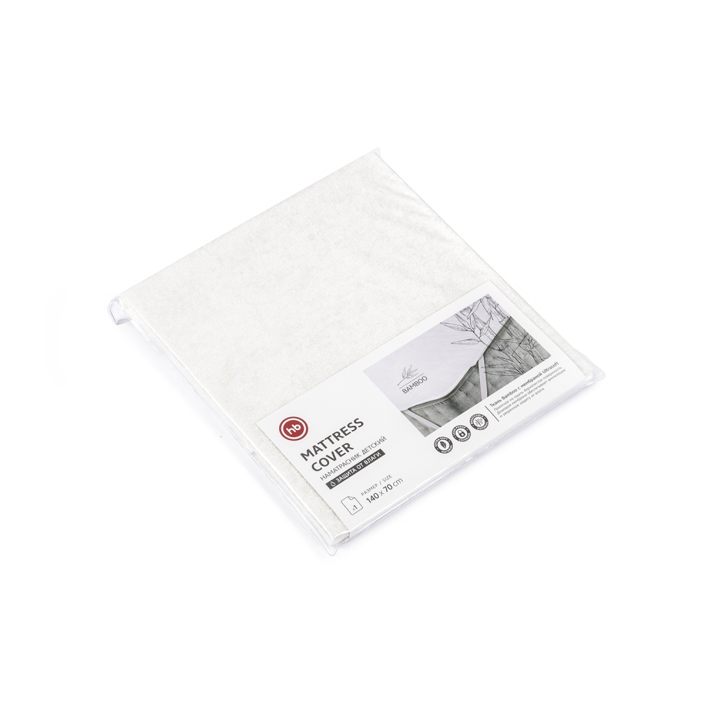 Happy Baby Наматрасник детский 140х70 см, white