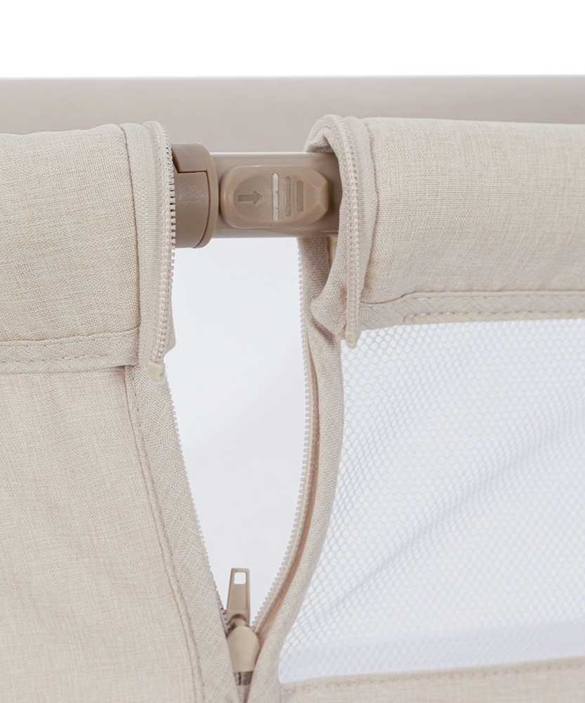 Carrello Кроватка Luna  CRL-16505   Silk Beige  (размер спального места 86 см*53)
