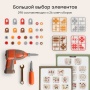 Happy Baby Конструктор игрушка DINO TOOL KIT «ДИНО ТУЛ КИТ», brown