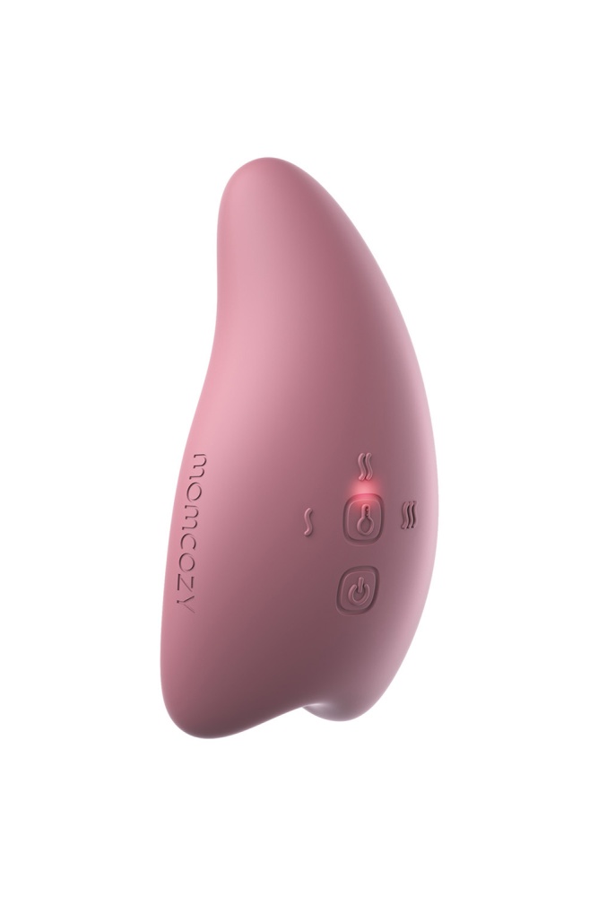 Momcozy Лактомассажер с подогревом и вибрацией A1, цвет уютный красный, 2 шт. 