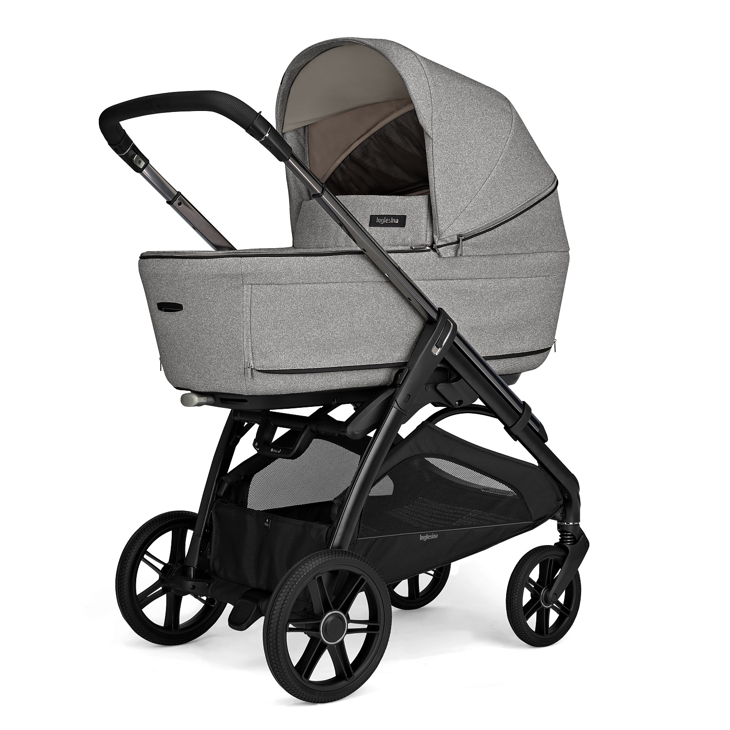 Коляска 3 в 1 Inglesina Aptica Platinum Grey Darwin i-Size