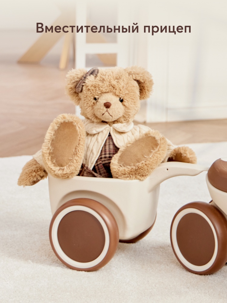 Happy Baby Машина-каталка BOLTY, beige