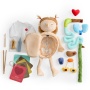 Happy Baby Мягкая игрушка кукла, FUNNY ANATOMY «ФАНИ АНАТОМИ», бежевый / beige