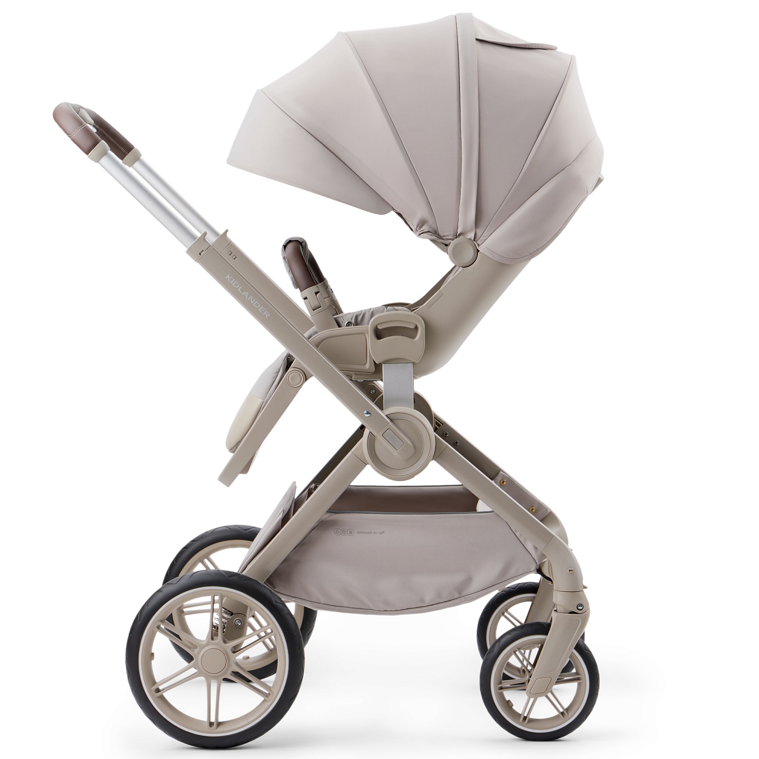 Happy Baby Коляска 2 в 1 KIDLANDER, grey