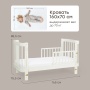 Happy Baby Кроватка-трансформер MOMMY LOVE, молочный