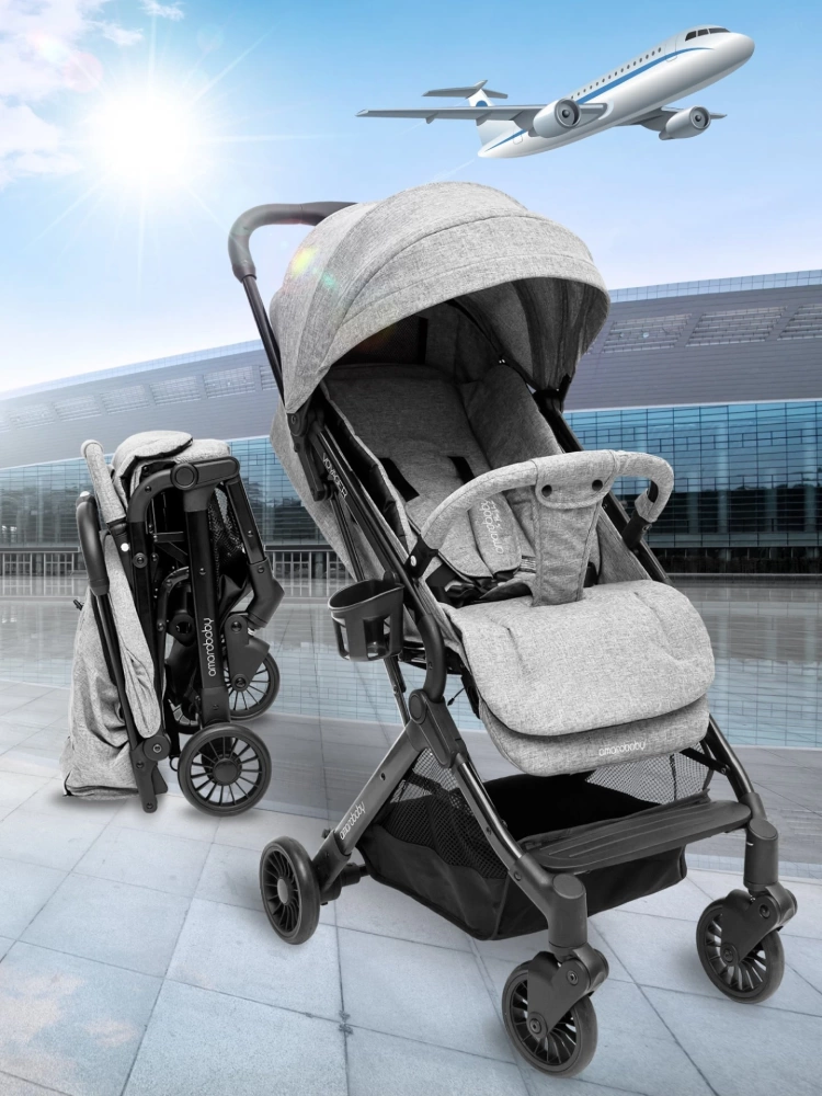 Коляска прогулочная AMAROBABY VOYAGER, серый