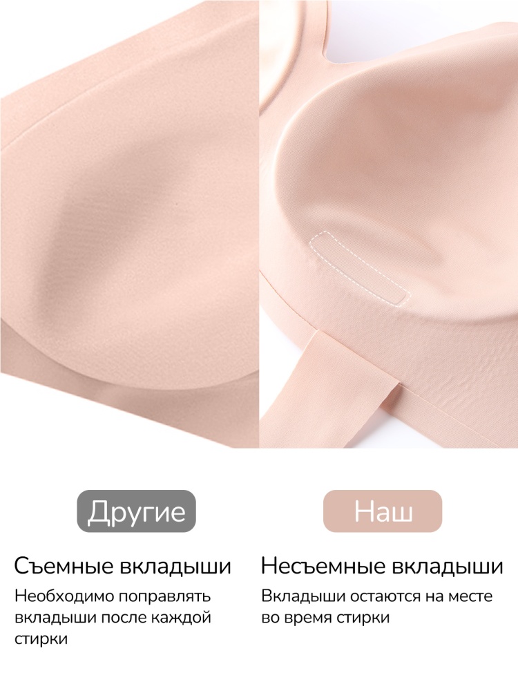 Momcozy Бюстгалтер для кормления YN21 (бокс), цвет телесный, размер L 