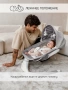 Качели электронные детские AMAROBABY LUCKY SWING, серый