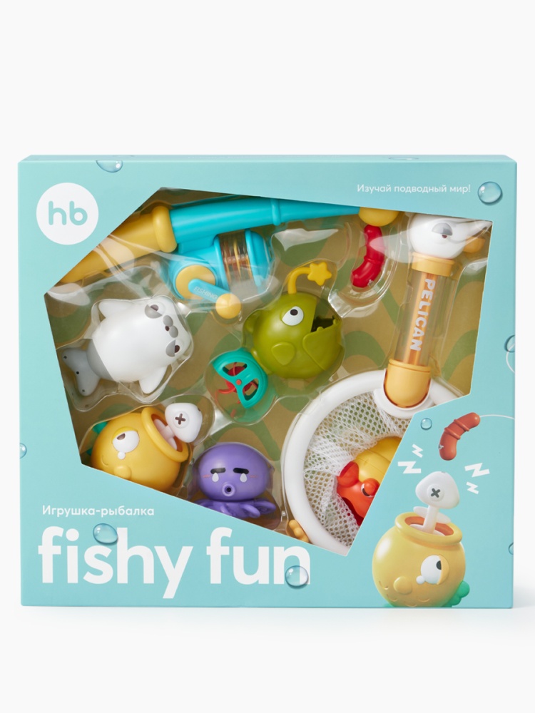 Happy Baby Игрушка рыбалка FISHY FUN «ФИШИ ФАН», разноцветный / multicoloured