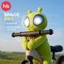 Happy Baby Игрушка мягкая SPACE BRO «СПЕЙС БРО», зеленый / green