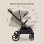Happy Baby Коляска прогулочная SENSA, dark olive nova
