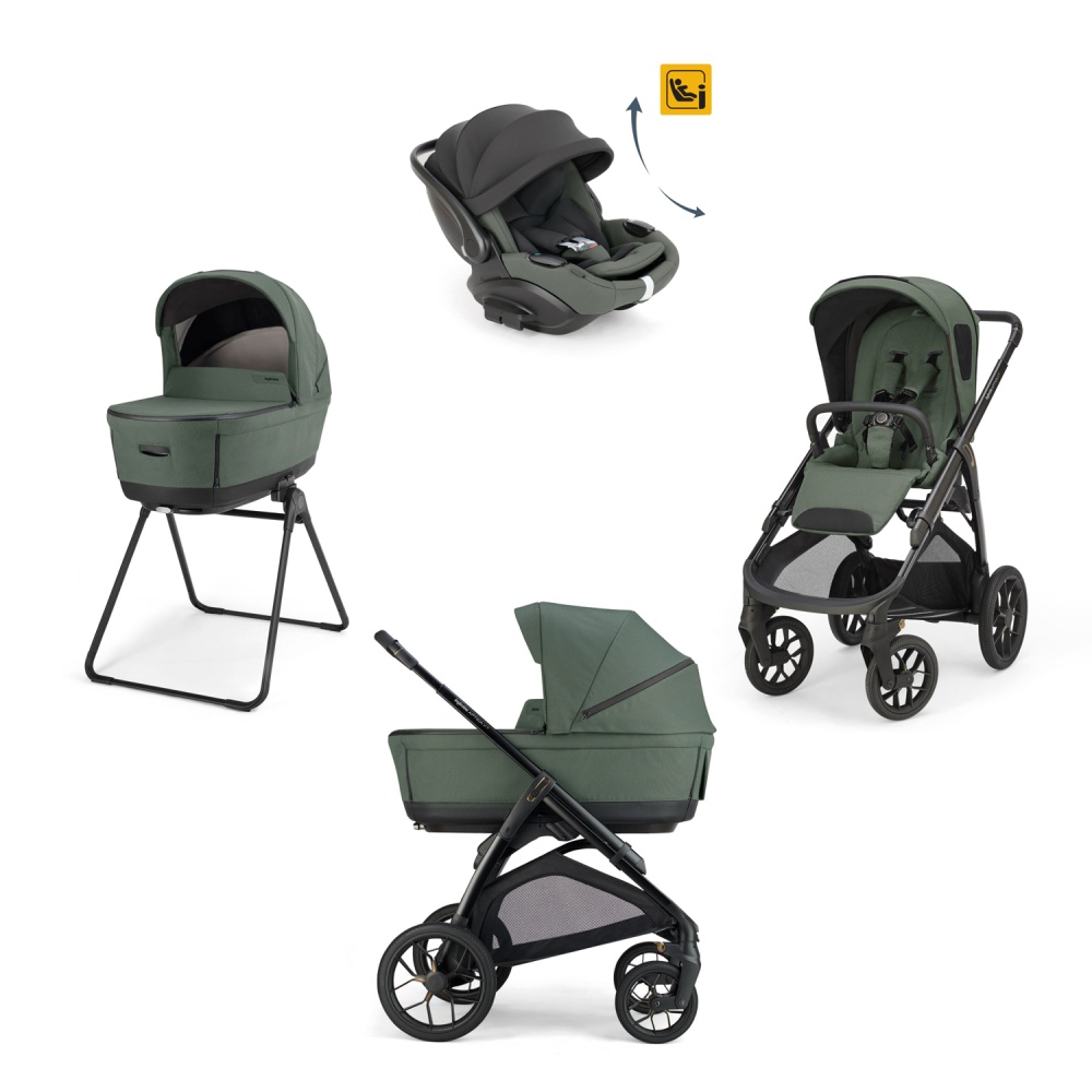 Коляска 3 в 1 Inglesina Aptica XT Darwin Recline Evo Taiga Green