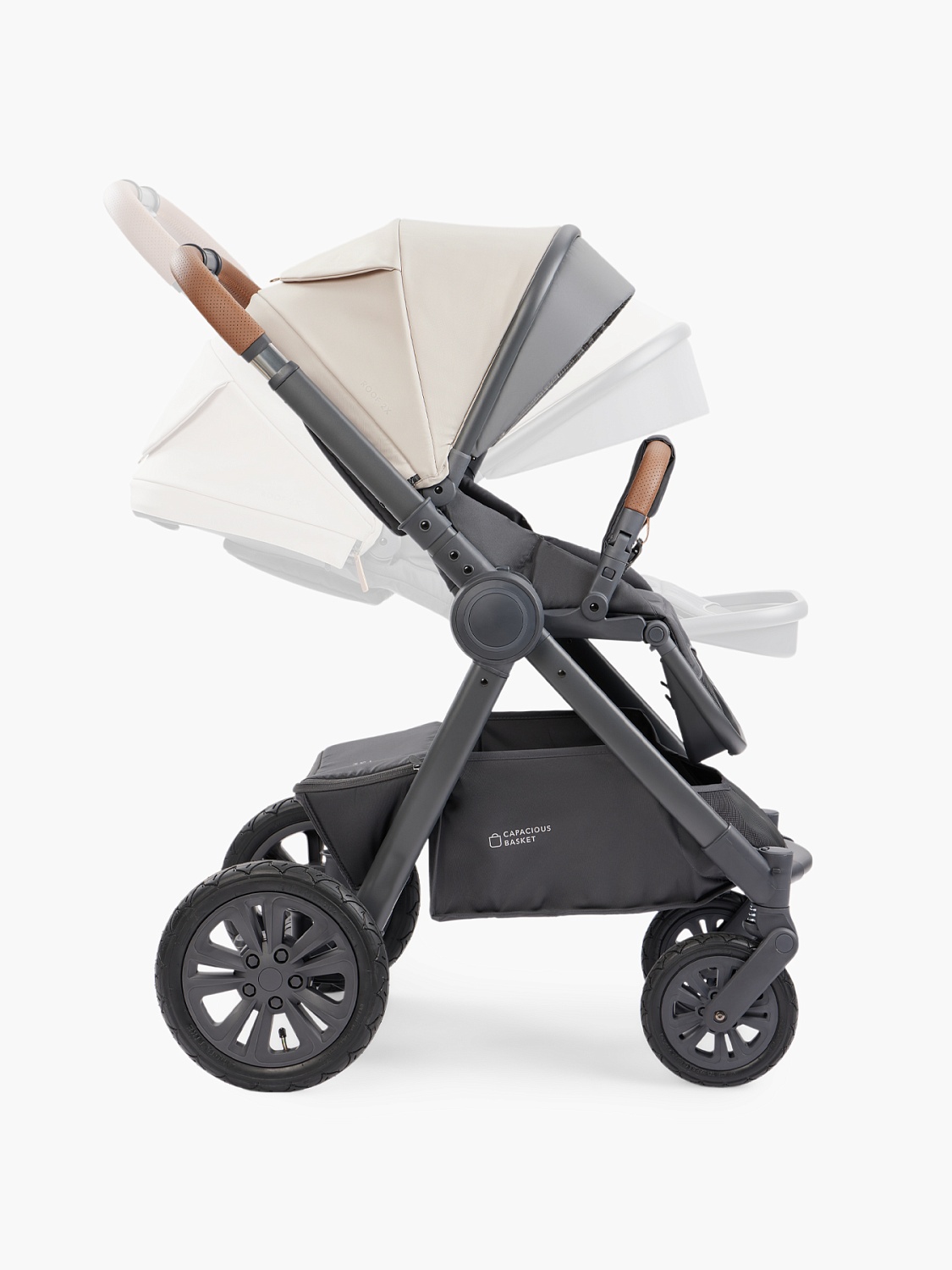Happy Baby Коляска 2 в 1 MOMMER PRO, beige nova