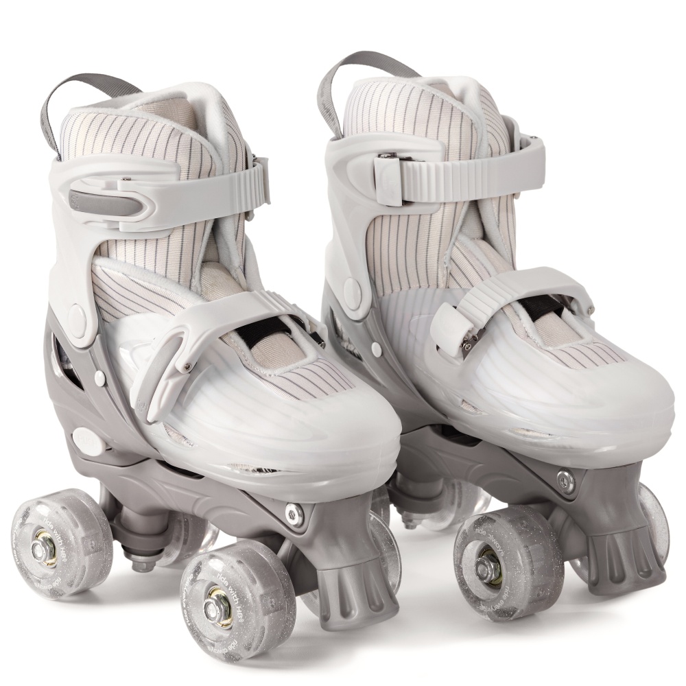 Happy Baby Ролики-коньки 3в1 детские SKROLLS, milky, size S