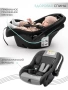 Автокресло детское AMAROBABY Baby comfort, группа 0+, (серый)