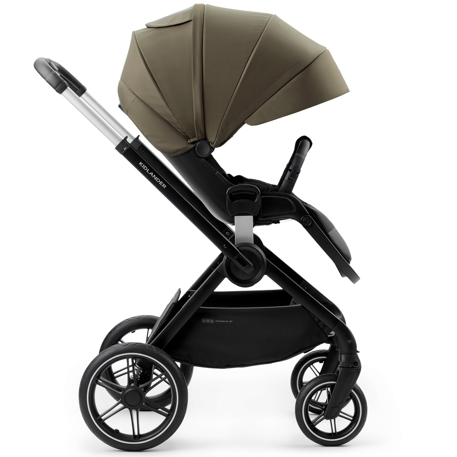 Happy Baby Коляска 2 в 1 KIDLANDER, dark olive