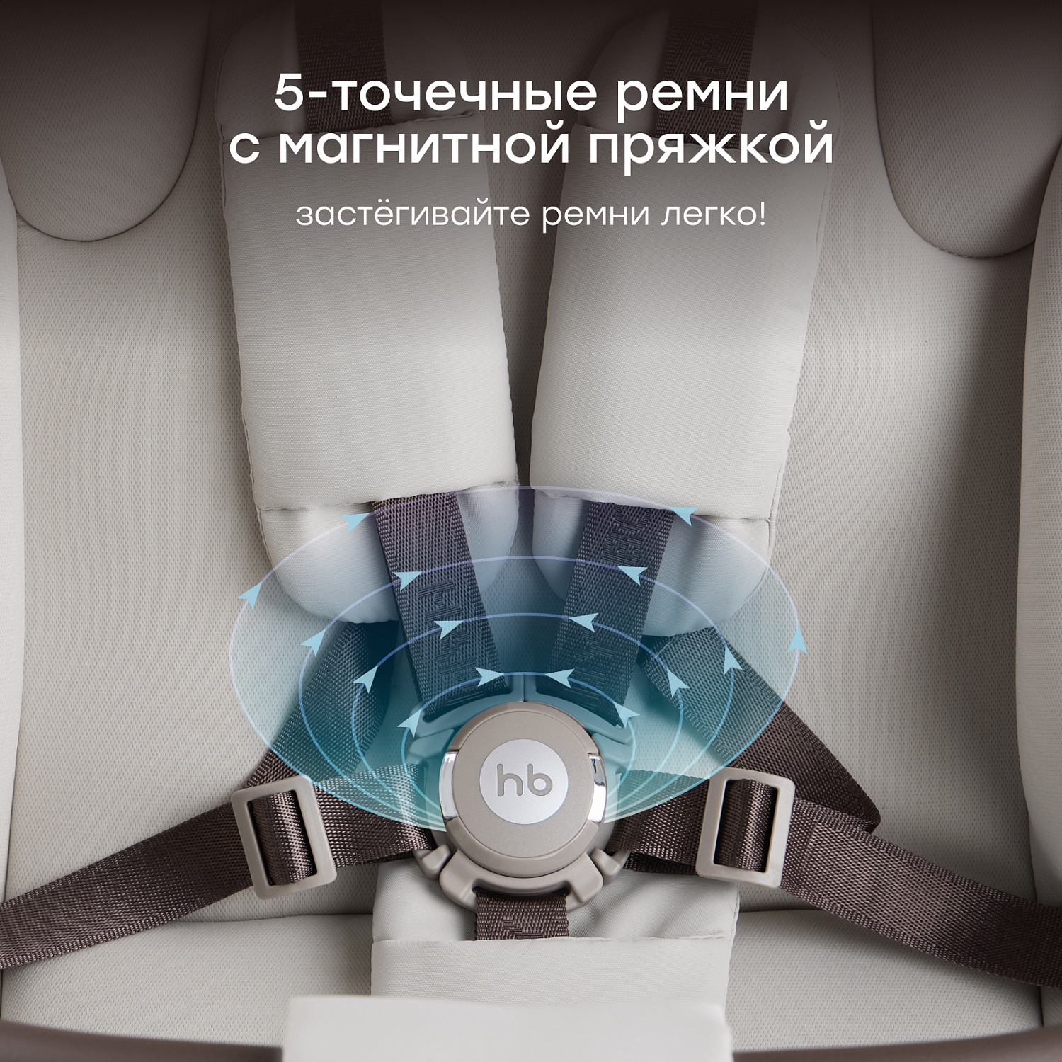 Happy Baby Коляска прогулочная NEEZ, light grey fix