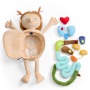 Happy Baby Мягкая игрушка кукла, FUNNY ANATOMY «ФАНИ АНАТОМИ», бежевый / beige