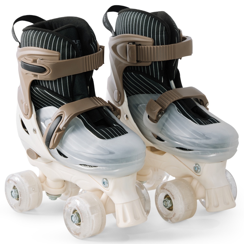 Happy Baby Ролики-коньки 3в1 детские SKROLLS, brown, size S