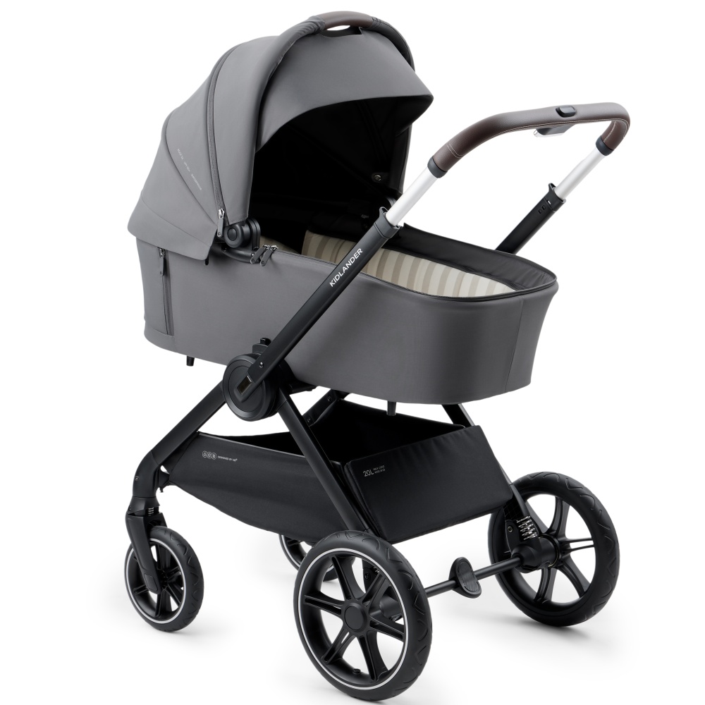Happy Baby Коляска 2 в 1 KIDLANDER, dark grey