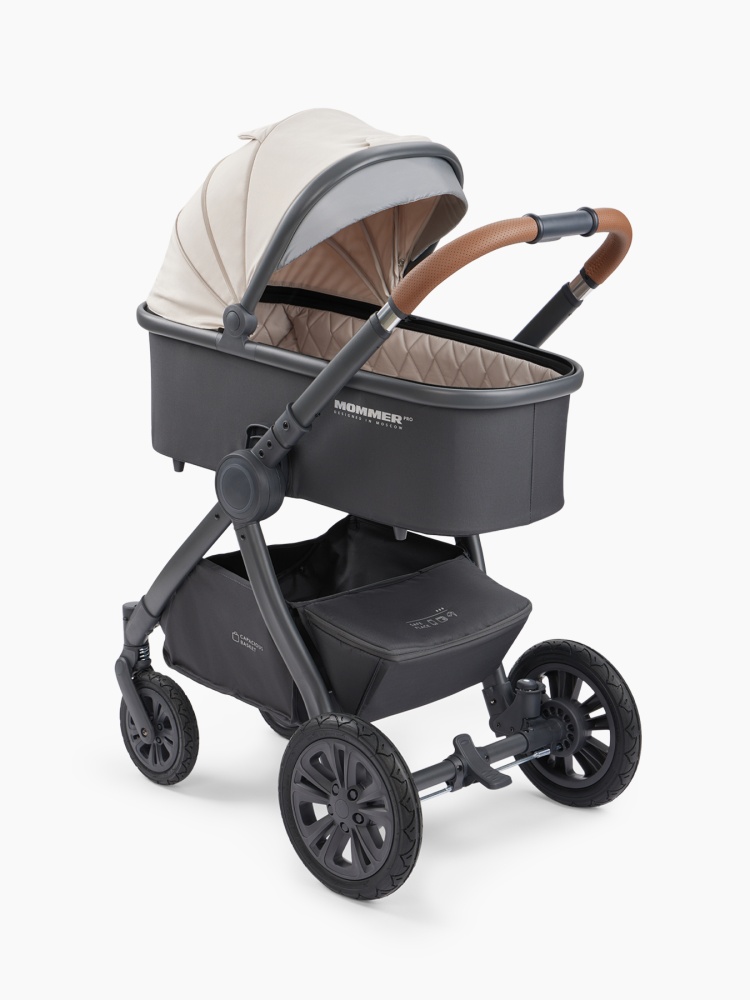 Happy Baby Коляска 2 в 1 MOMMER PRO, beige nova