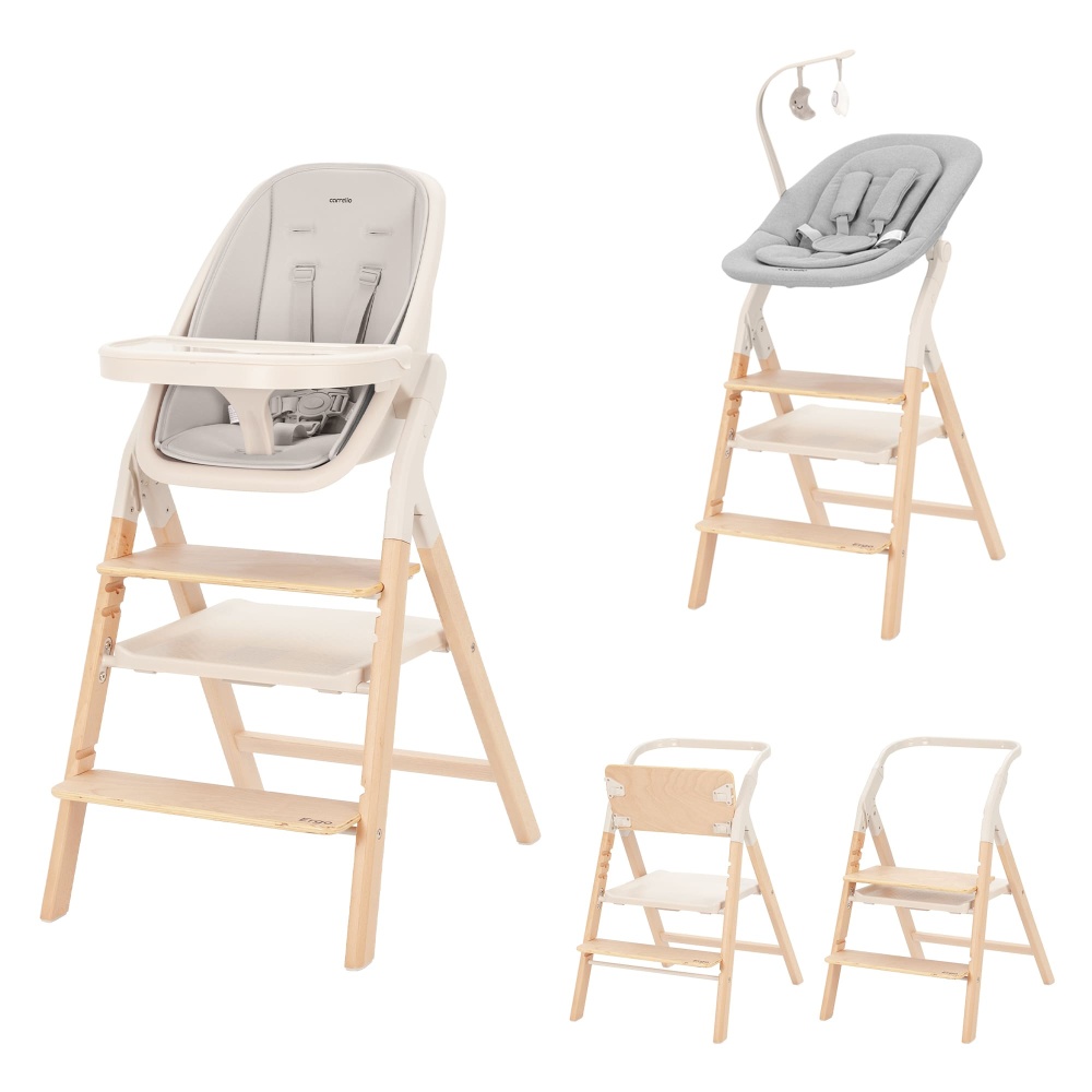 Carrello Стульчик для кормления   Ergo   Linen Beige