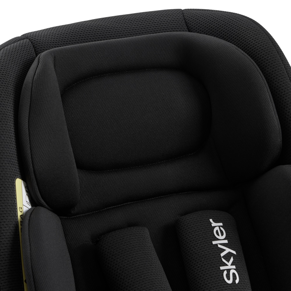 Happy Baby Автокресло "SKYLER V2", total black