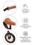 (С) Беговел двухколесный AMAROBABY ROAD RACER, черный